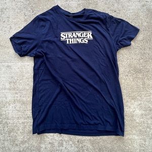 Stranger Things Friends Don’t Lie Tshirt | Navy Blue | Adult Large